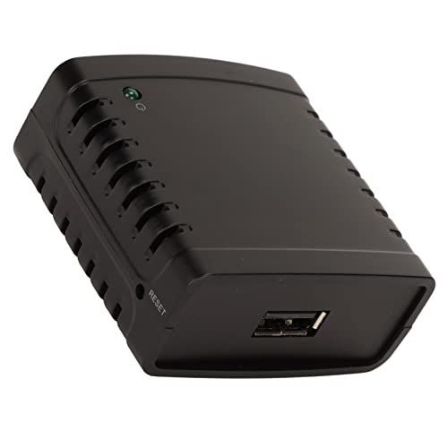 GOWENIC USB Printer Server, 10/100Mbps RJ45 Network Adapter