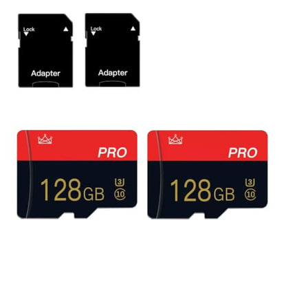MORIC 128GB Micro SD Card 2 Pack Class 10 A1 Waterproof Memory Storage