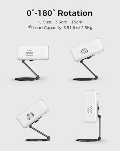 Aurzen Foldable Projector Stand AU-PJ001DS Compatible with Aurzen EAZZE D1, D1R, D1R Cube, D1G, D1 Pro Tabletop Mount