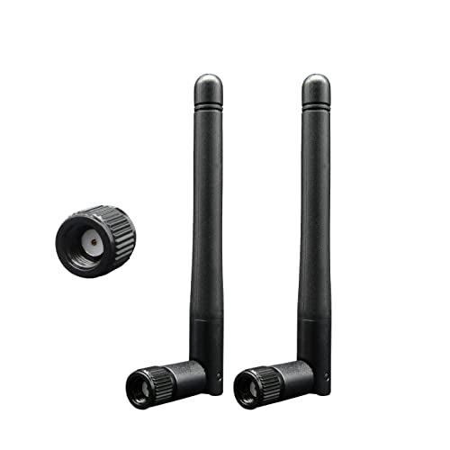 Rydocyee Dual Band WiFi Antenna 2400-2500MHz, 5150-5850MHz 3dBi 2 Pack