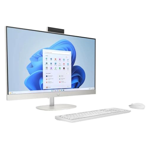 HP 27" All-in-One Business Desktop PC, AMD Ryzen 5 7520U, 1TB SSD, 16GB DDR5 RAM, 1920x1080, IPS