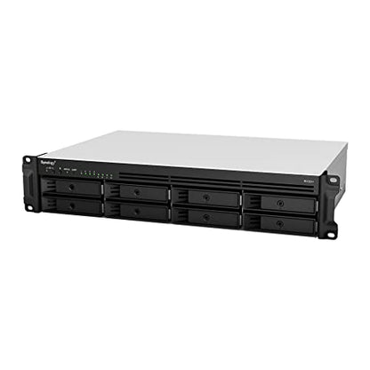 Synology RackStation RS1221+ Rack Mount NAS Server with Ryzen V1500B 2.2GHz CPU, 32GB Memory, 80TB Storage, 4 x 1GbE LAN Ports, DSM Operating System