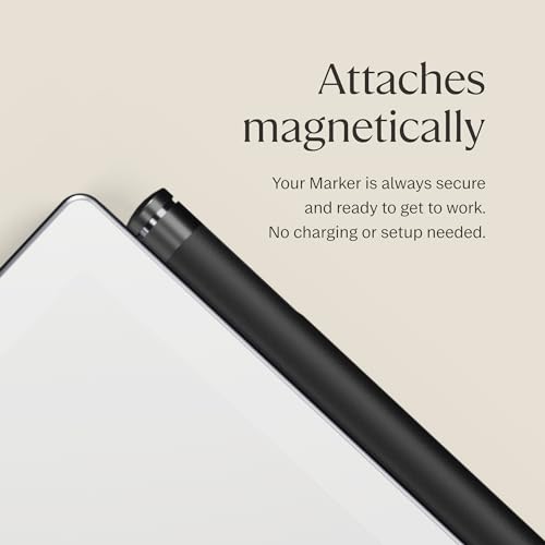 reMarkable Marker Plus RM212 Plastic 6.38 x 0.35 x 0.35 inches Black
