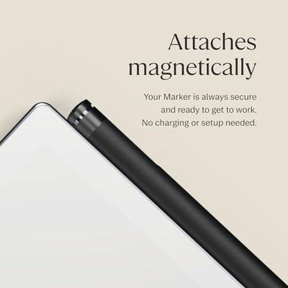 reMarkable Marker Plus RM212 Plastic 6.38 x 0.35 x 0.35 inches Black