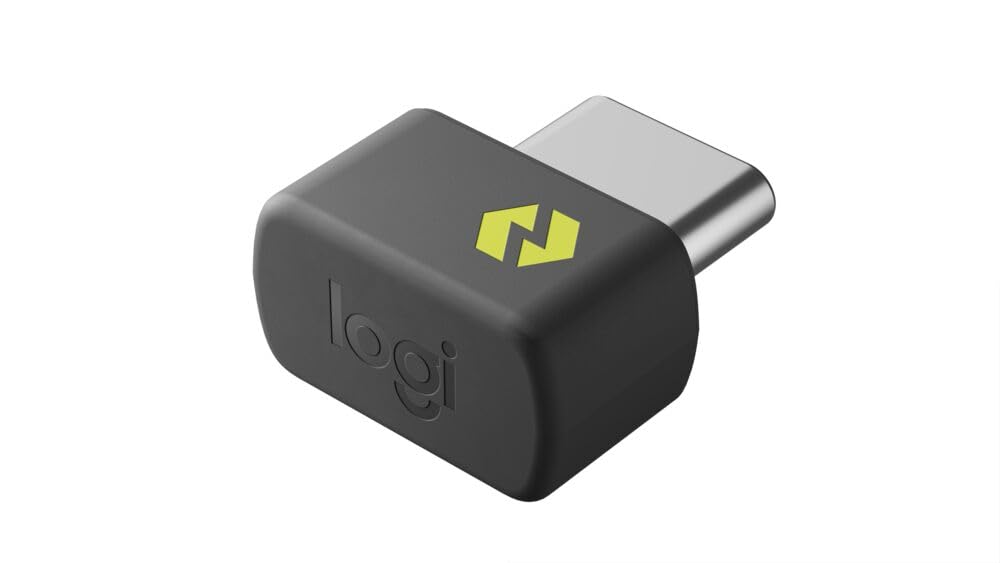Logitech 1-Port USB Type C Bolstered Receiver Model 956-000156 Graphite Multi-Purpose
