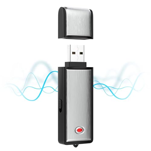 HAKSDOWO 32GB H5 USB Digital Voice Recorder Mono Noise Cancellation