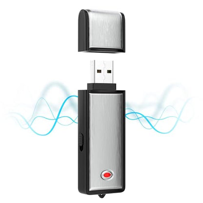 HAKSDOWO 32GB H5 USB Digital Voice Recorder Mono Noise Cancellation