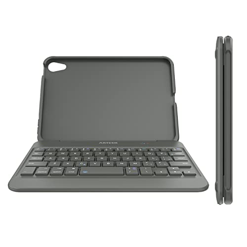 Arteck 8" x 5.9" A17 Pro iPad Mini Keyboard Case Bluetooth Rechargeable QWERTY