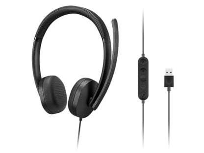 Lenovo 7.28 x 74.8 x 2.36 inches 4XD1P83425 USB-A Wired Stereo Headset