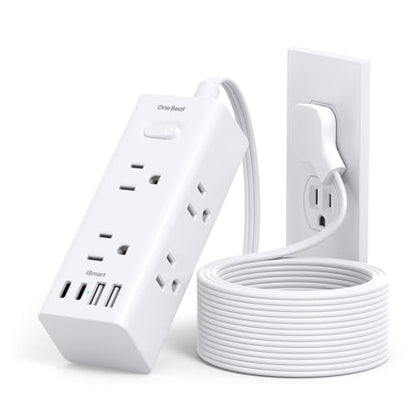 One Beat 10 Ft Extension Cord 6 Outlets 4 USB Ports Surge Protection Model US-OB6W3CR-10FT