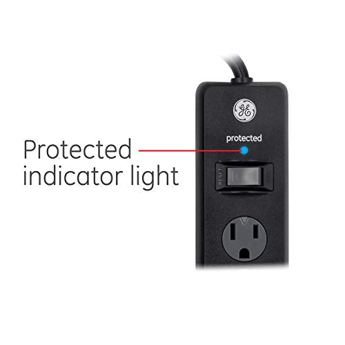 GE 6 Outlet Surge Protector 800 Joules 15 Amps 120 Volts Type B Model 47224