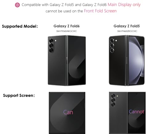 SLQ 1.5mm Slim S Pen Fold Edition for Galaxy Z Fold 6/Fold 5 - Black