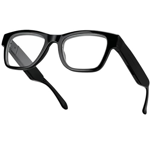 MONFOLROY KO Smart Glasses 100mAh Bluetooth Oval 6-Hour Battery Digital Translation
