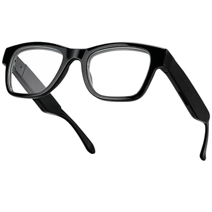 MONFOLROY KO Smart Glasses 100mAh Bluetooth Oval 6-Hour Battery Digital Translation
