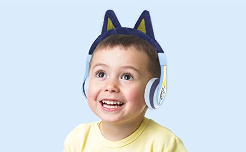 eKids Over Ear BU-B52 Bluetooth Headphones, 32 Ohm, 20Hz-20kHz Frequency Range, Plastic Enclosure, Wireless Connectivity