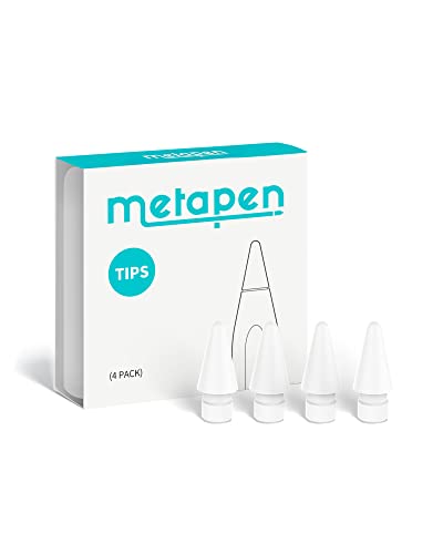 Metapen ME-TIP101 Compatible Stylus Tips for Apple Pencil 1st & 2nd Generation