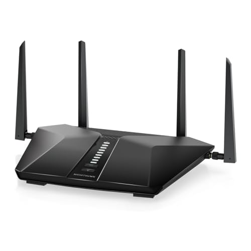 NETGEAR Nighthawk RAX54S Dual-Band WiFi 6 Router AX5400 5.4 Gbps 2,500 sq. ft. Connectivity