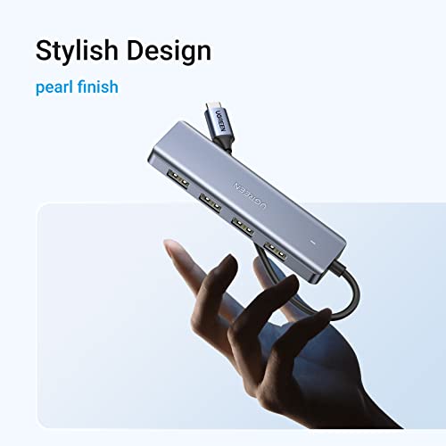 UGREEN USB C Hub 4 Ports 5Gbps Compatible with Macbook Pro/Air, iPad Pro, Chromebook, Dell XPS