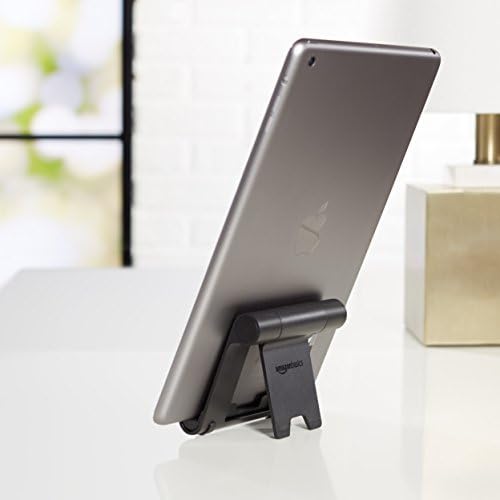 Amazon Basics 1.0 Count L6LSH002-CS-R Metal Portable Stand for Tablets and Smartphones