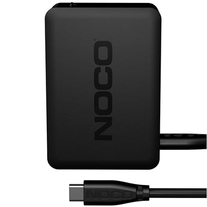 NOCO 65W U65 USB-C Charger, 110-240VAC, 50-60Hz, 2 Amps, Wall Mount, Type A/C/G/I, 1 Port