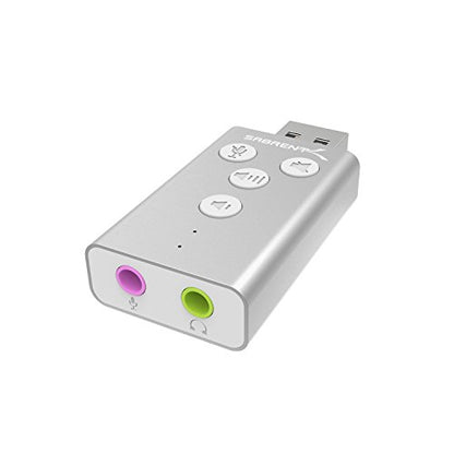 SABRENT AU-DDAS USB 2.0 Stereo Surround Sound Audio Adapter