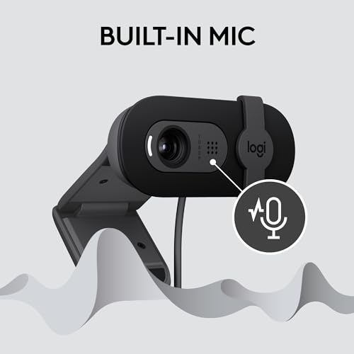 Logitech BRIO 100 1080p Webcam USB-A Black