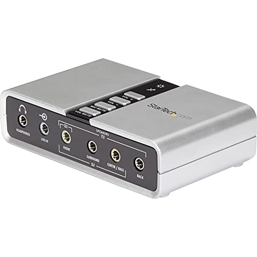 StarTech.com 7.1 USB External Sound Card ICUSBAUDIO7D
