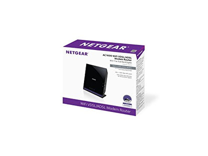 Netgear AC1600 VDSL/ADSL Modem Router D6400-100NAS 802.11ac Dual Band Gigabit