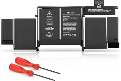 NinjaBatt A1493 Lithium Polymer Battery Pack for Apple MacBook Pro Retina 13" A1502 A1582 6600 mAh 11.42V
