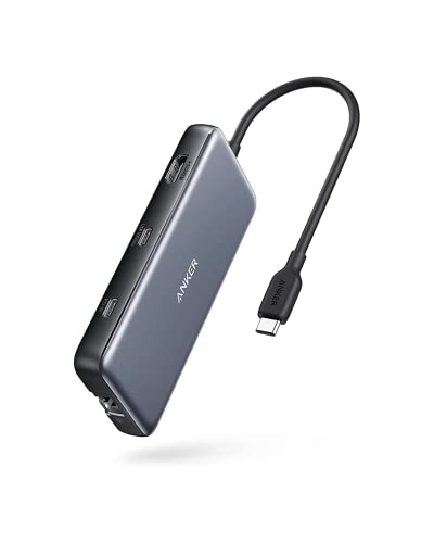 Anker 8-In-1 USB-C Hub A83830A1 Data Adapter Ethernet with HDMI 4K 60Hz