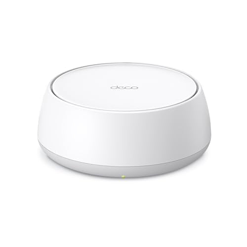 TP-Link Deco BE23 1-Pack Dual-Band Wi-Fi 7 Mesh Router | Up to 3600 Mbps, 2500 Sq.Ft Coverage, 2× 2.5G Ports | Remote Control, Internet Security, Parental Controls