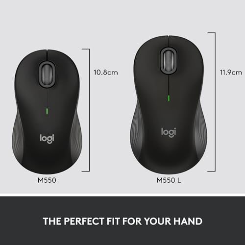 Logitech M550 Large Size Wireless Mouse 3 Buttons Optical Bluetooth USB