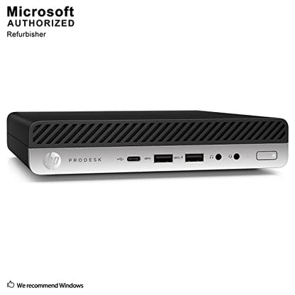 HP ProDesk 600 G3 Mini PC, 16GB RAM, 256GB SSD, Windows 11 Pro, 3840 x 2160 Resolution, Mini PC