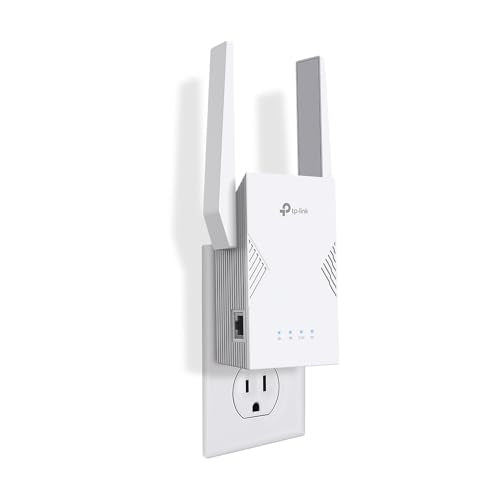 TP-Link 802.11ax RE223BE Dual-Band Wireless Range Extender | 3200 Mbps | 2400 sq. ft | RJ45 Connector