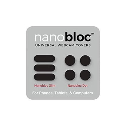 Eyebloc 7-Piece Nanobloc Universal Webcam Cover Kit - USB Compatible Webcam Privacy Covers