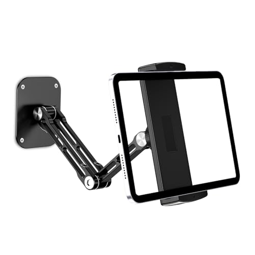 Lucrave Adjustable iPad Tablet Wall Mount B0CZNJKSD453 Aluminum