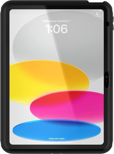 OtterBox iPad 10th Gen Defender Series Case - Black - Hard Polycarbonate - Water Repellent - 11.69 x 8.19 x 1.13 inches - 1 Pound