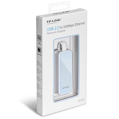 TP-Link UE200 USB to Ethernet Adapter 100Mbps Ethernet Network Adapter