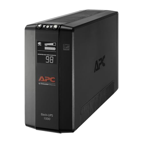 APC 1000VA BX1000M 600W 24V UPS 120V 8 Outlets NEMA
