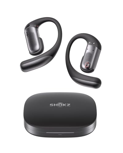 SHOKZ T010 OpenFit Pro True Wireless Earbuds, Bluetooth 6.1, Open Ear, IP55, Black