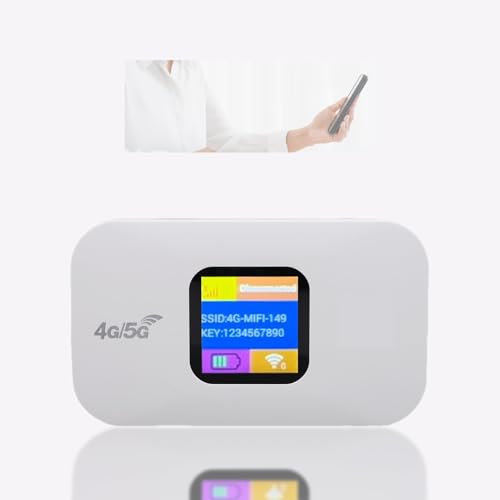 FAUOSWUK 4G/5G Portable WiFi Hotspot B0FKHM3GDZ 300Mbps Unlocked