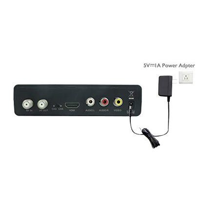 Mediasonic 5"L x 4"W HW130RN 1080P TV Tuner Coaxial HDMI USB Converter