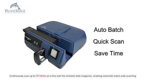 Pacific Image 35mm Slide Scanner PowerSlide X Plus 10000dpi CCD USB