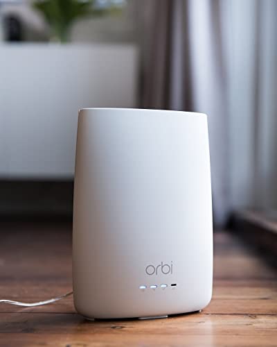 NETGEAR Orbi Home WiFi System AC2200 Built-in Cable Modem and Satellite Extender Model CBK40