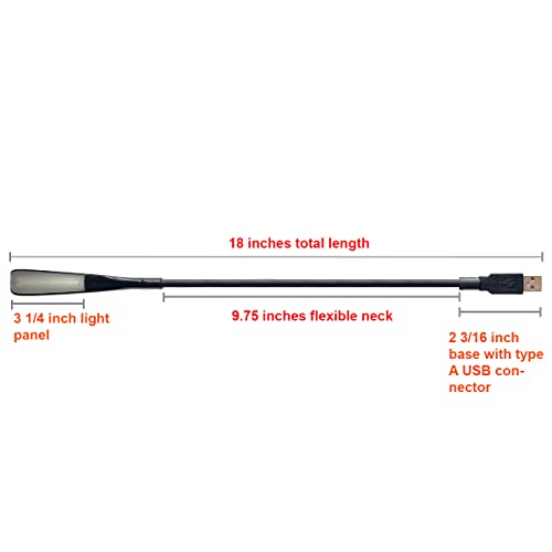 i2 Gear 1W USB Reading Lamp FBA_LUL-14 Dimmable Touch 5V LED Indoor