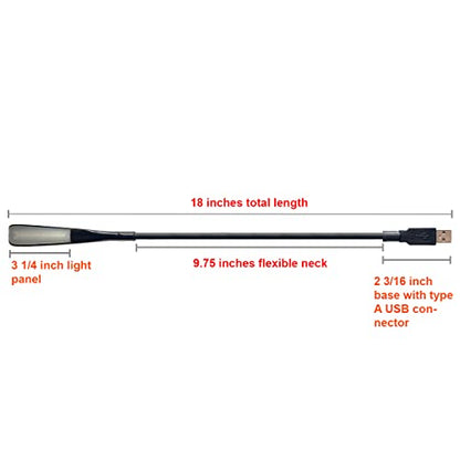 i2 Gear 1W USB Reading Lamp FBA_LUL-14 Dimmable Touch 5V LED Indoor