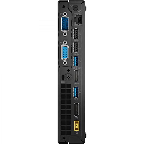 Lenovo ThinkCentre M920q Tiny Desktop, Intel Core i5-8500T, 16GB RAM, 256GB SSD, HDMI, DisplayPort, WiFi, Bluetooth, Wireless Keyboard and Mouse, Windows 11 Pro, Black (Renewed)