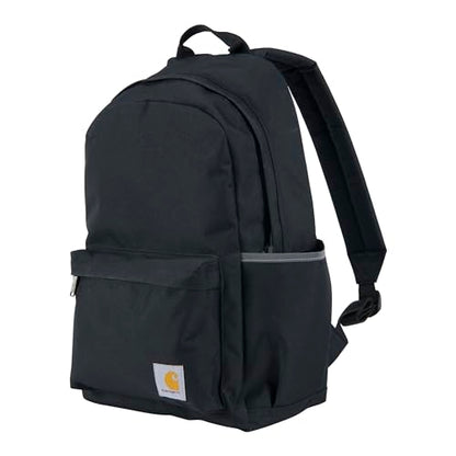 Carhartt 21L Classic Laptop Backpack Black 600-Denier Water-Resistant Polyester
