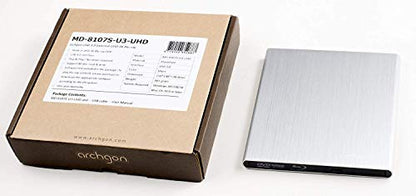 SEA TECH External Blu-Ray Disc Drive USB 3.0 12x Read 6x Write PC Mac