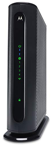 Motorola 2.4GHz FBA_MG7315-10 DOCSIS 3.0 Router with 4 LAN Ports, 343Mbps Speed
